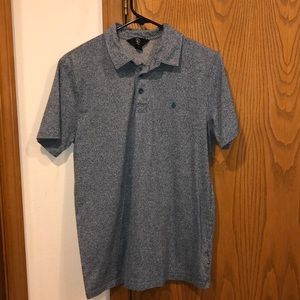 Light Blue Volcom Collared Polo Shirt